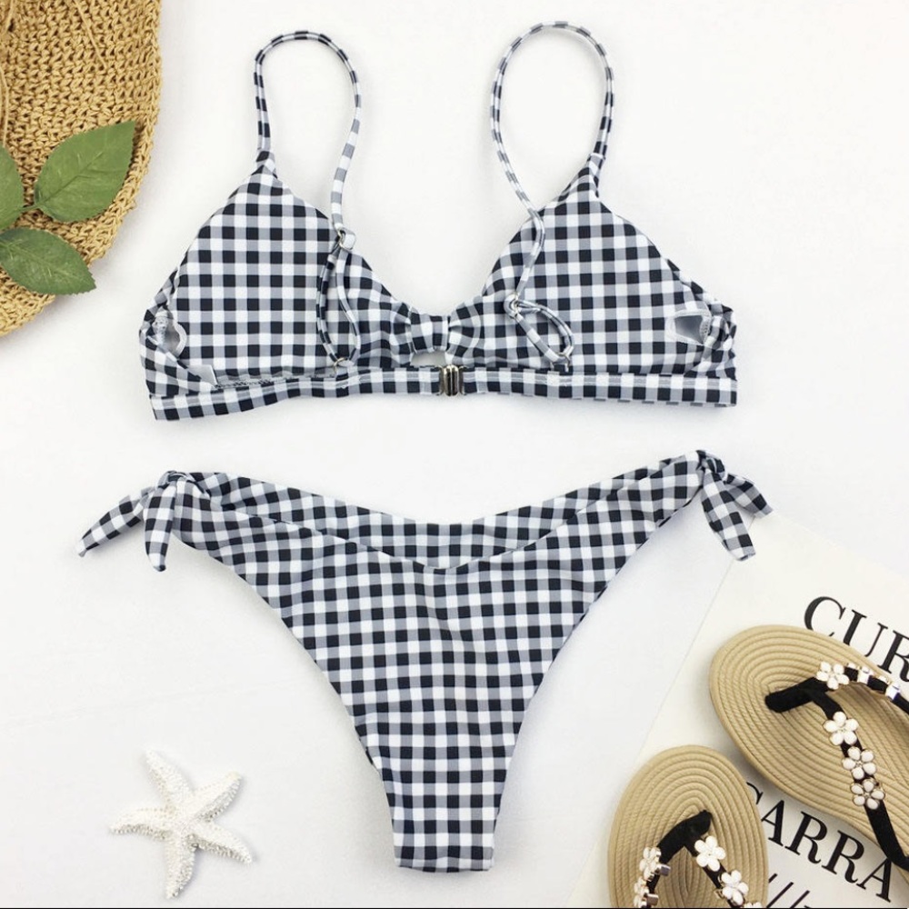LAST L🎉Black&White Gingham🖤 - Picture 2 of 2